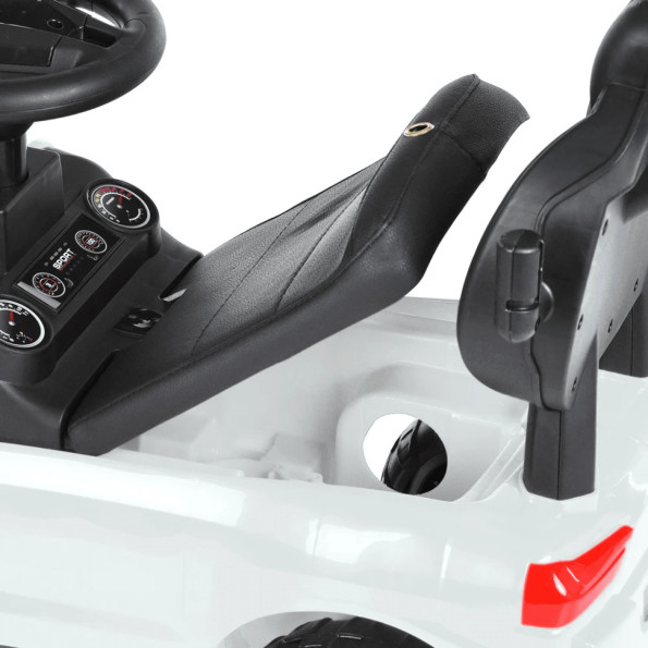 Каталка-толокар Bambi Racer M 4808EL-1 белый 2 в 1 -
                                                        Фото 3