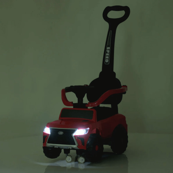 Каталка-толокар Bambi Racer M 4808EL-3 красный 2 в 1 -
                                                        Фото 10
