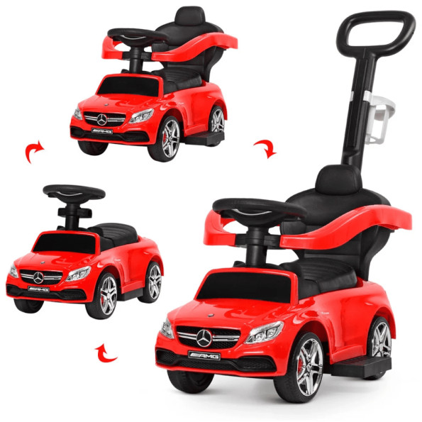 Каталка-толокар Metr+ 639-3 Червоний 2 в 1 -
                                                        Фото 2