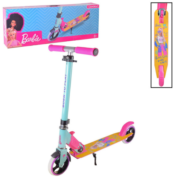 Детский городской самокат Barbie Bambi SC22012 колеса PU 145 мм -
                                                        Фото 2
