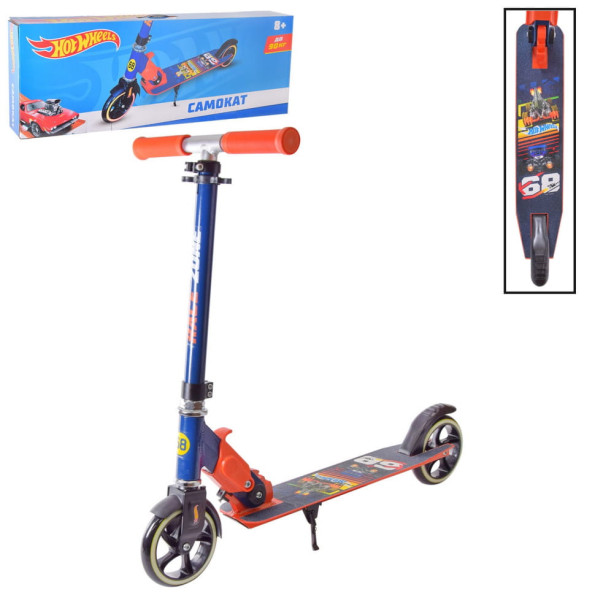 Дитячий міський самокат Hot Wheels Bambi SC22013 колеса PU 145 мм -
                                                        Фото 2