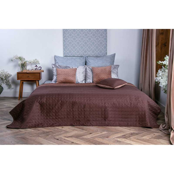 Покрывало велюр Коричневое 150х220 -
                                                        Фото 7