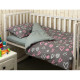 Комплект постельного белья в детскую кроватку Комбинированый 342926 -
                                                        Фото 1