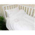 Комплект постельного белья в детскую кроватку Белый 342928