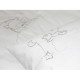 Комплект постільної білизни в дитяче ліжечко Білий 342928 -
                                                        Фото 3
