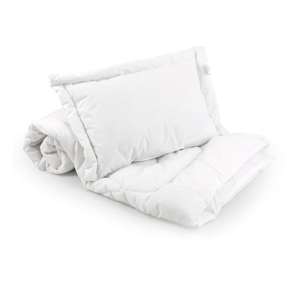 Детский комплект силиконовое одеяло 140х105 см с подушкой 40х60 см