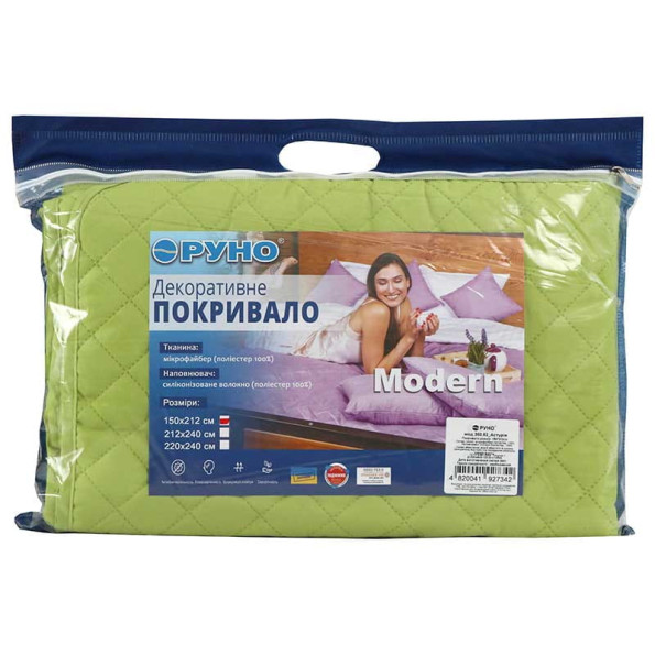 Двустороннее декоративное покрывало Астурия 220х240 см -
                                                        Фото 6