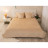 Двустороннее декоративное покрывало “Velour” Beige ромб 180х220 см
