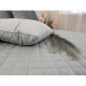 Двусторонняя декоративная подушка “Velour” Dark Grey ромб 40х40 см -
                                                        Фото 4