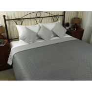 Покрывало 220х240 «Grey» светло серый+темно серый