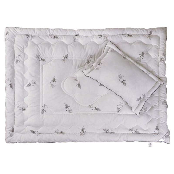 Одеяло из искусственного лебединого пуха "Silver Swan" зимнее -
                                                        Фото 4