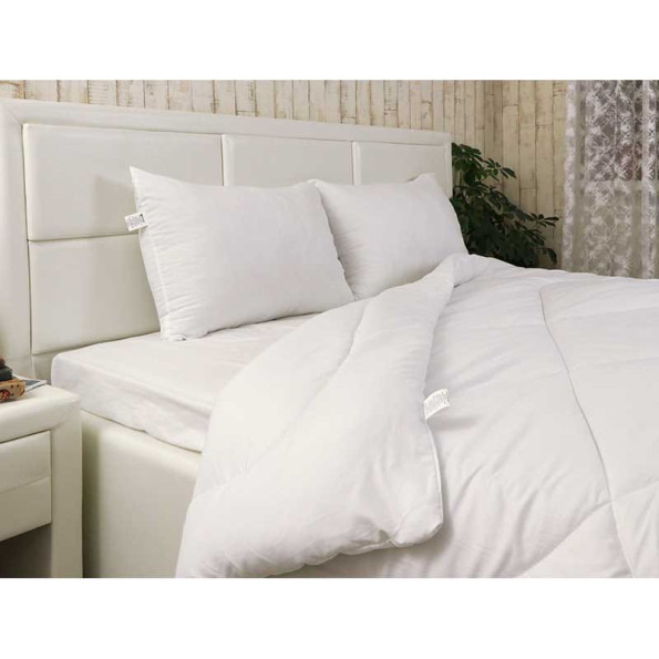 Всесезонное силиконовое одеяло белое 172х205 см -
                                                        Фото 6