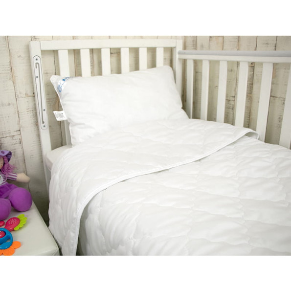 Детское летнее силиконовое одеяло Белое -
                                                        Фото 3