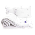Ковдра та 2 подушки зі штучного лебединого пуху
