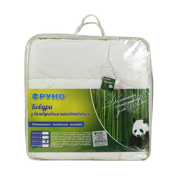 Бамбуковое одеяло демисезонное 200х220 см -
                                                        Фото 5