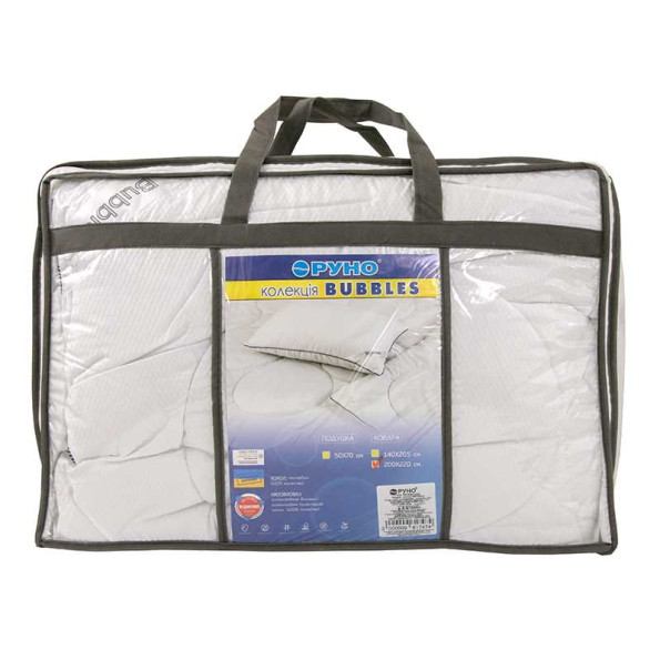 Демисезонное силиконовое одеяло "Bubbles" двустороннее 140х205 см -
                                                        Фото 5