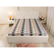 Простирадло 143х215 сатин набивний ромб