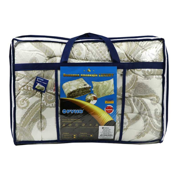 Шерстяное зимнее одеяло "Luxury" 200х220 см -
                                                        Фото 8