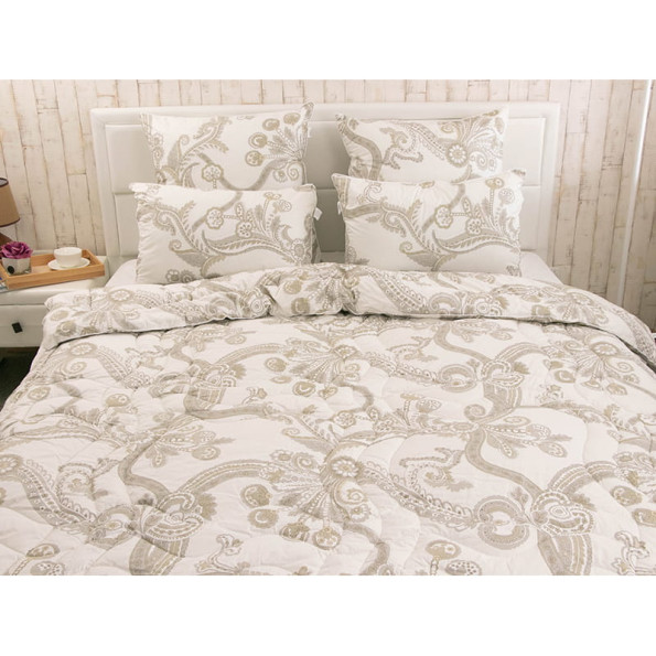 Шерстяное зимнее одеяло "Luxury" 200х220 см -
                                                        Фото 5