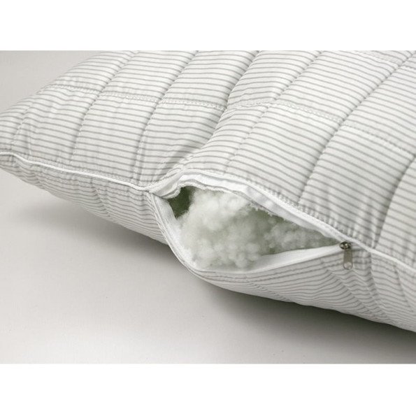 Подушка 70х70 силіконова стьобана на блискавці Elegante -
                                                        Фото 3