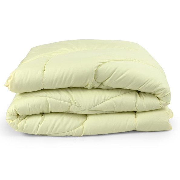 Всесезонное силиконовое одеяло молочное 200х220 см -
                                                        Фото 2