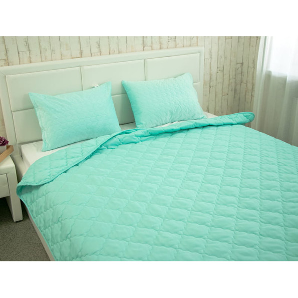 Ковдра 140х205 силіконова бірюзова -
                                                        Фото 5