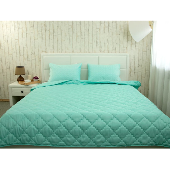 Ковдра 140х205 силіконова бірюзова -
                                                        Фото 6