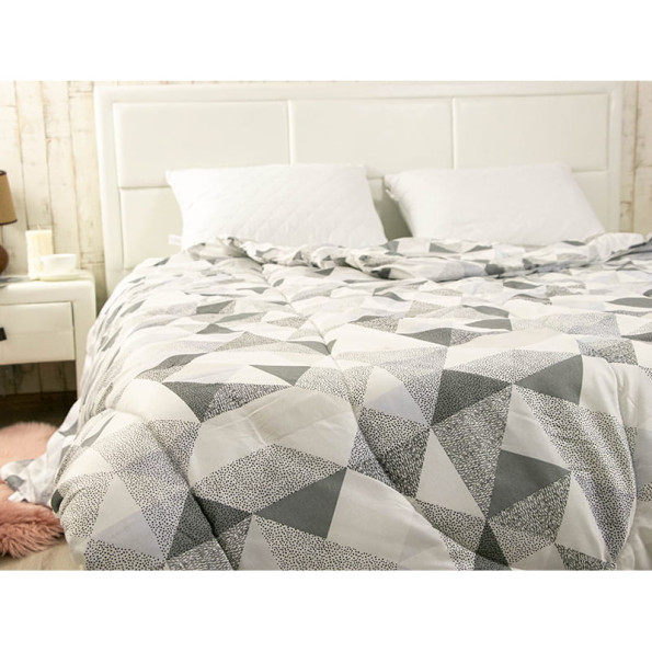 Демисезонное силиконовое одеяло "Абстракция" в полиэстере 172х205 см -
                                                        Фото 7