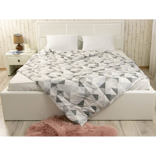 Демисезонное силиконовое одеяло "Абстракция" в полиэстере 172х205 см -
                                                        Фото 8