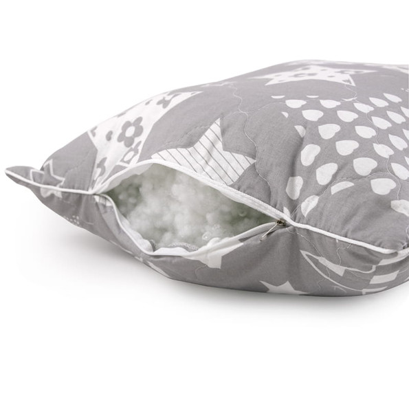 Подушка 50х70 силіконова стьобана на блискавці -
                                                        Фото 2