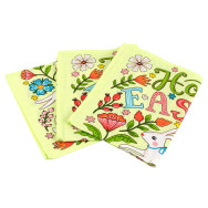 Набір вафельних рушників 45х60 см. 3 шт. Великодні Зайчики з писанкою салатовий Набір вафельних рушників 45х60 см. 3 шт. Великодні Зайчики з писанкою салатовий
