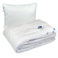 Шерстяное зимнее одеяло "Элит" 140х205 см с подушкой 50х70 см