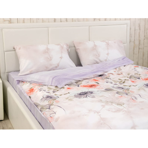 Комплект постельного белья "Flowers" полуторный (50х70) -
                                                        Фото 5