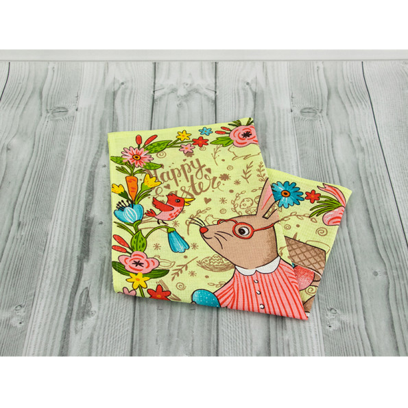 Рушник вафельний Кухонний 45х60 см Салатовий 342420