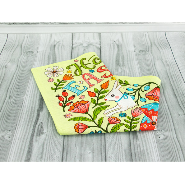 Рушник вафельний Кухонний 45х60 см Салатовий 342422