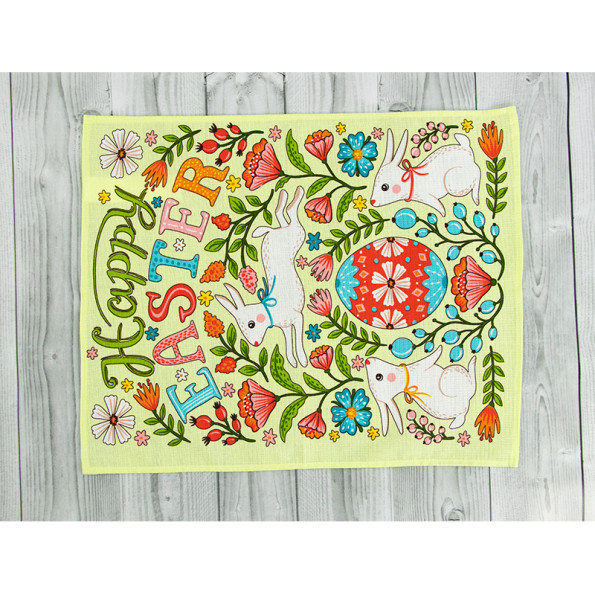 Рушник вафельний Кухонний 45х60 см Салатовий 342422 -
                                                        Фото 2