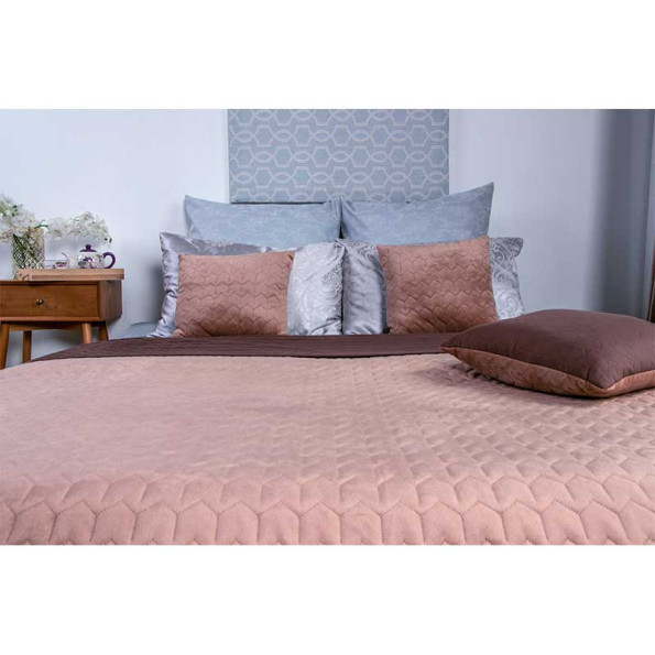 Покрывало велюр Коричневое 150х220 -
                                                        Фото 4