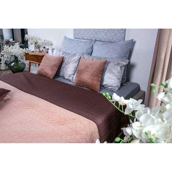 Покрывало велюр Коричневое 150х220 -
                                                        Фото 5