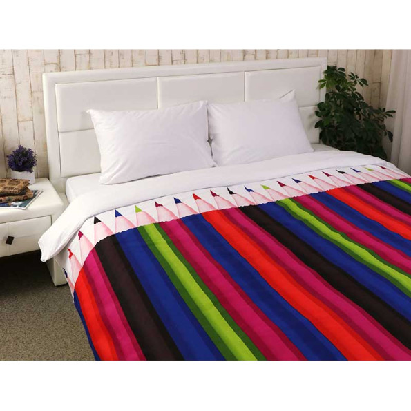 Комплект постільної білизни півтораспальний "Pencils" сатин набивний