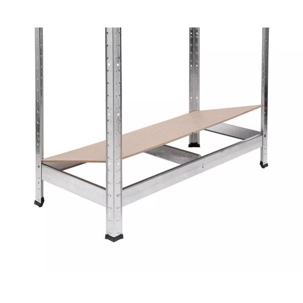 Стелаж металевий 180х90х60 см ЦИНК 5 полиць ДСП ХАРД для архіву, складу, гаража -
                                                        Фото 2