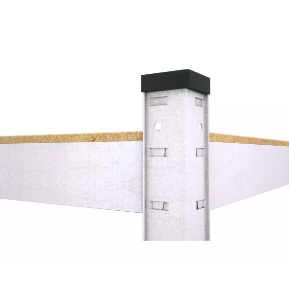 Стелаж металевий 180х90х60 см ЦИНК 5 полиць ДСП ХАРД для архіву, складу, гаража -
                                                        Фото 4