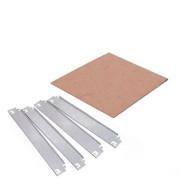 Полка с траверсами ЦИНК 40х40 см МДФ