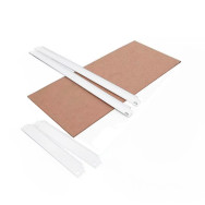 Полка с траверсами БЕЛАЯ 100х30 см ДСП