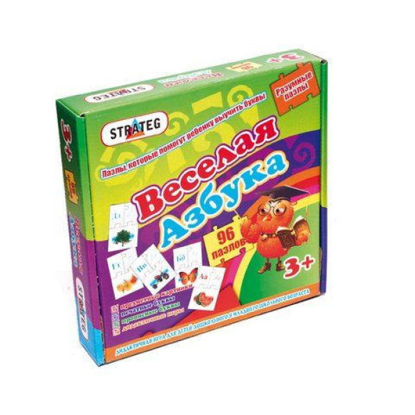 Развивающая игра-пазлы Весёлая азбука Развивающая игра-пазлы Весёлая азбука