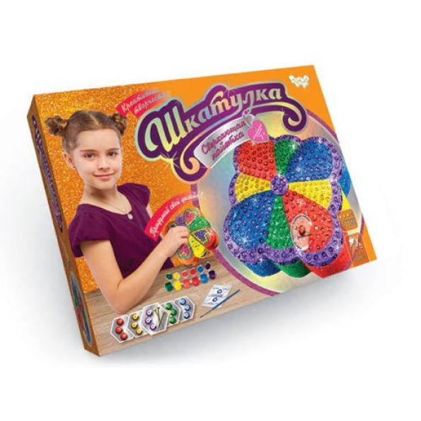 Набір для творчості Блискуча паєтками, Шкатулка, дитячий