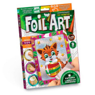 Аппликация разноцветной фольгой 