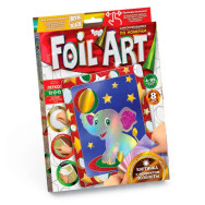 Аппликация разноцветной фольгой 