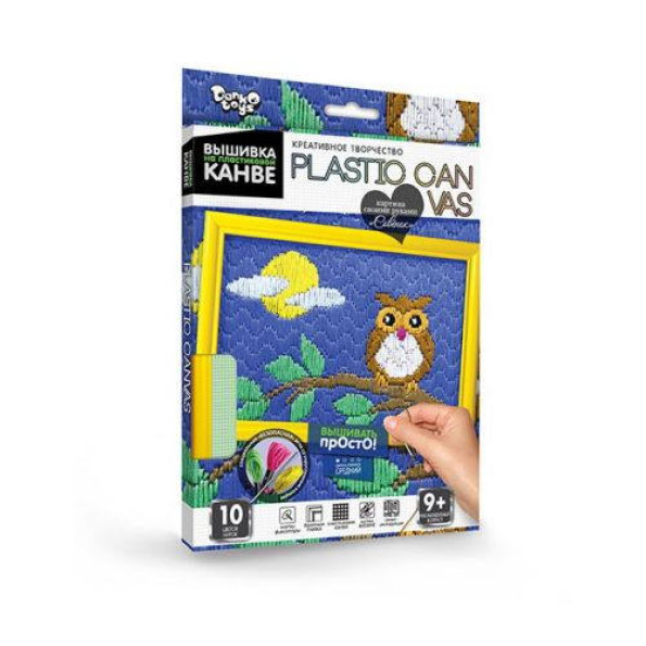 Вышивка на пластиковой канве PLASTIC CANVAS: Совёнок