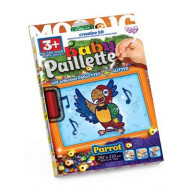 Картина-мозаїка з паєток Baby Paillette: Папуга