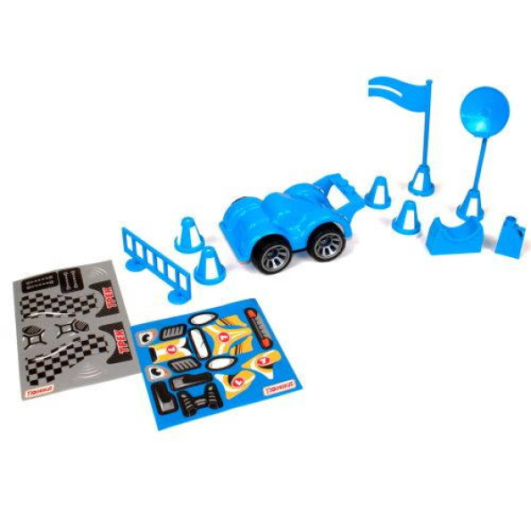 Игрушка-конструктор Автоклуб, 31 деталь (синий) Игрушка-конструктор Автоклуб, 31 деталь (синий)